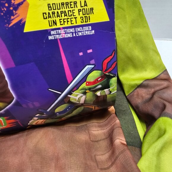 New Child Teenage Mutant Ninja Turtle Costume Boy L 12-14 Rubies Michelangelo - Picture 9 of 15